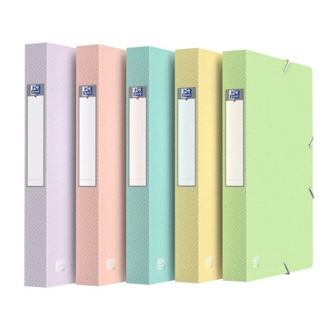 Teczka plastikowa na gumkę Urban pastel A4 mix 650 mic. [mm:] 240x320 Oxford (400205734) Oxford