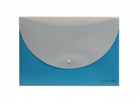 Teczka plastikowa na zatrzask RIO NIEBIESKA A4 niebieski 180 mic. Deli (E38977) Deli