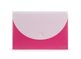 Teczka plastikowa na zatrzask RIO RÓŻOWA 693520538970 A4 różowy 180 mic. Deli (E38977_PINK) Deli