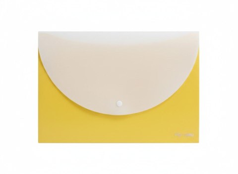 Teczka plastikowa na zatrzask RIO ŻÓŁTA 5902315578074 A4 żółta 180 mic. Deli (E38977_YELLOW) Deli
