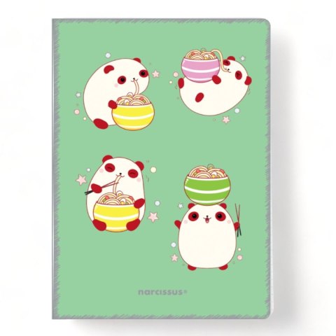 Zeszyt A4 PP Kawaii 60k. 80g krata Narcissus Narcissus