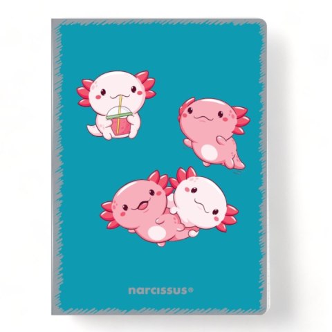 Zeszyt A5 PP Kawaii 32k. 80g krata Narcissus Narcissus