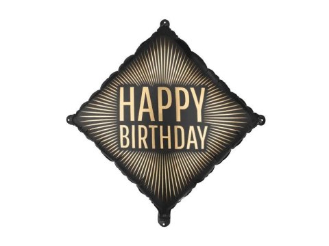 Balon foliowy Happy Birthday, 46x46 cm Partydeco (FB364) Partydeco