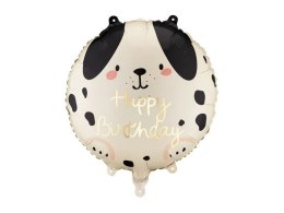 Balon foliowy pastylka Happy Birthday, 35x35 cm 18cal Partydeco (FB348) Partydeco