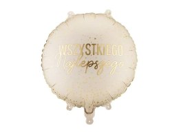Balon foliowy pastylka 'Wszystkiego Najlepszego' 18cal Partydeco (FB345) Partydeco