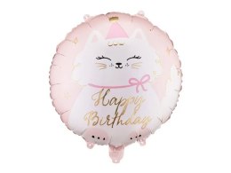 Balon foliowy pastylka kotek 18cal Partydeco (FB361) Partydeco