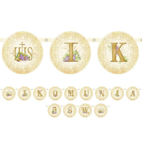 Baner Pierwsza komunia święta Partydeco (GRL3) Partydeco