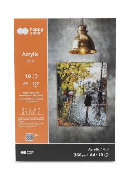 Blok artystyczny A4 360g 10k Happy Color (HA 7836 2030-A10) Happy Color