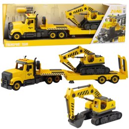 Ciężarówka Laweta Do Skręcania DIY Koparka Gąsienicowa Światła Dźwięki Lean (23122) Lean