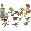 Figurka Zestaw Zwierzęta Dinozaury Figurki 12szt. Akcesoria W Tubie Lean (13192) Lean