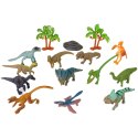 Figurka Zestaw Zwierzęta Dinozaury Figurki 12szt. Akcesoria W Tubie Lean (13192) Lean