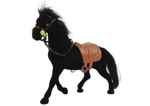 Figurka koń czarny 17cm Lean (13376) Lean