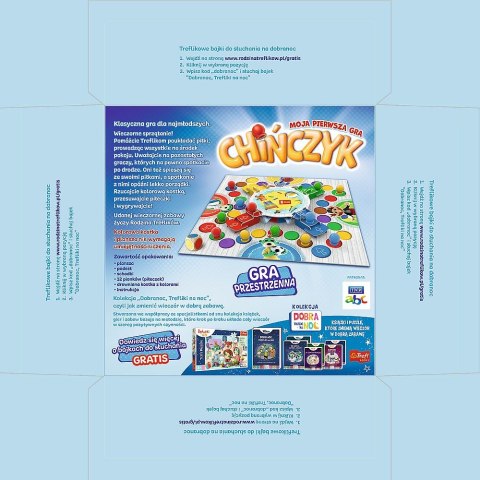 Gra planszowa Chińczyk, Moja pierwsza Rodzina Treflików Chińczyk Moja pierwsza gra Rodzina Treflików Trefl (02056) Trefl