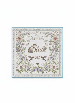 Kartka składana kw A5 Ślub barokowo Henry (5905701488353) Henry