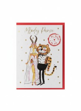 Kartka składana B6 B6 Ślub GAZELA I TYGRYS Henry (5905701488339) Henry