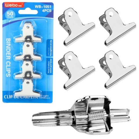 Klipy 50mm Srebrny Lean (22405) Lean