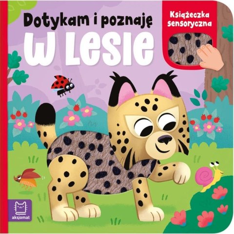 Książka dla dzieci Dotykam i poznaję. W lesie. Książeczka sensoryczna Aksjomat Aksjomat