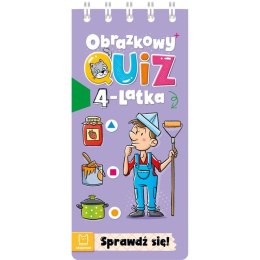 Książka dla dzieci Obrazkowy quiz 4-latka. Sprawdź się! Aksjomat Aksjomat