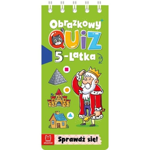 Książka dla dzieci Obrazkowy quiz 5-latka. Sprawdź się! Aksjomat Aksjomat