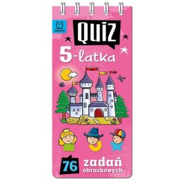Książka dla dzieci Quiz 5-latka. 76 zadań obrazkowych Aksjomat Aksjomat