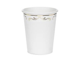 Kubek jednorazowy z ornamentem papier 220ml Partydeco (KPP112-EU1) Partydeco