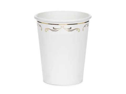 Kubek jednorazowy z ornamentem papier 220ml Partydeco (KPP112-EU1) Partydeco