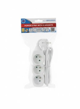 Listwa zasilająca 1,5m 3 gniazd Titanum (elk203w) Titanum