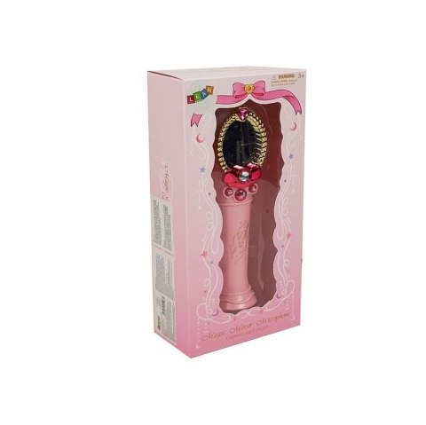 Mikrofon zabawkowy Magiczne lustro z mikrofonem różowe USB Lean (7815) Lean