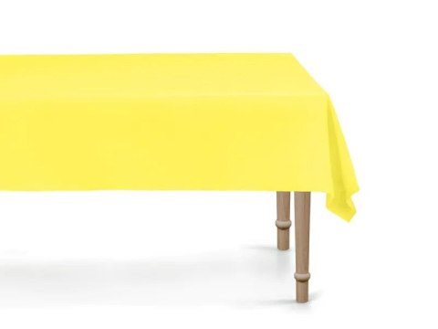 Obrus żółty papier [mm:] 1370x1830 Partydeco (OBS6-084) Partydeco