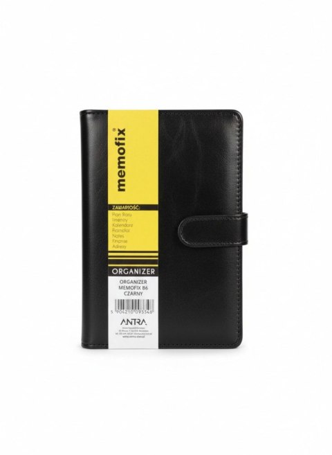 Organizer MEMOFIX KIESZONKA CZARNY [mm:] 190x125 Antra (B6) Antra