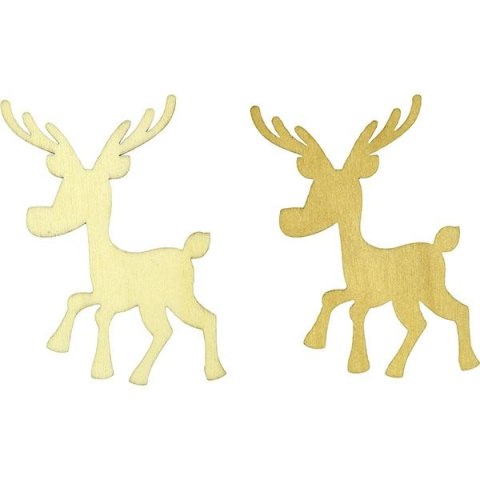 Ozdoba drewniana Craft-Fun Series renifery Titanum (5724-2) Titanum