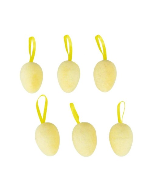 Ozdoba wielkanocna Dekoracyjne jajeczka flokowane (6 szt.) [mm:] 60 Arpex (VJ8419) Arpex