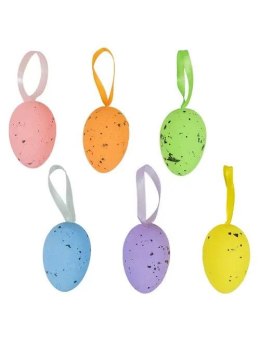 Ozdoba wielkanocna Kolorowe pisanki nakrapiane (6 szt.) Arpex (YP8884) Arpex