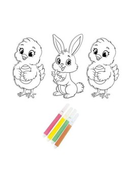 Ozdoba wielkanocna Wielkanocne wzory do kolorowania (3 szt.) Arpex (WN8525) Arpex