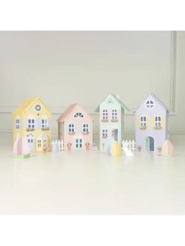 Ozdoba wielkanocna Wiosenne domki DIY (4 szt.) Arpex (WN8358) Arpex