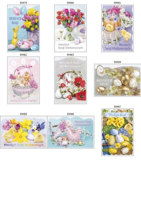 Pocztówka wielkanocna Pol-mak (PLW_WLSW) Pol-mak