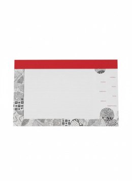 Podkład na biurko NOTES B3 BLACK czarny papier [mm:] 353x300 Tetis (5903242102813) Tetis