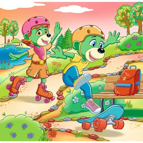 Puzzle Rodzina Treflików Poznaj Trefliki 3w1 el. Trefl (34872) Trefl