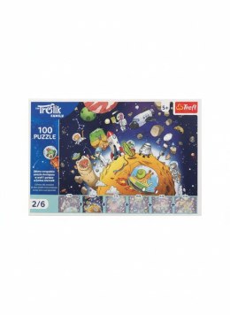 Puzzle Rodzina Treflików treflik w kosmosie 100 el. Trefl (16542) Trefl
