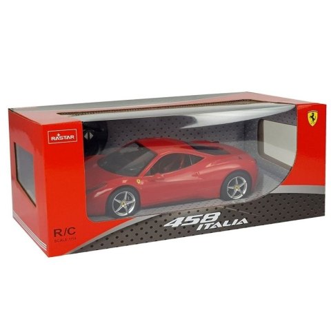Samochód R/C Ferrari Italia 1:14 Czerwone na Pilota Rastar (6020) Rastar