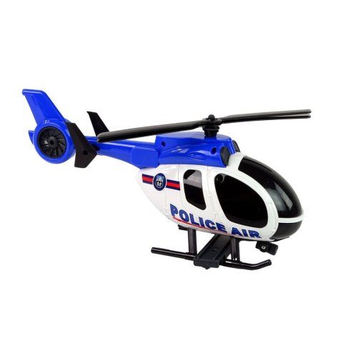 Samochód policyjny Zestaw Pojazdów Helikopter Auto Lean (12963) Lean