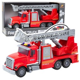 Samochód strażacki Drabina Wysięgnik Napęd Woda Światła Dźwięki Lean (24691) Lean