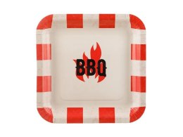 Talerz jednorazowy BBQ papier śr. 260mm 6 szt Partydeco (TPP106) Partydeco