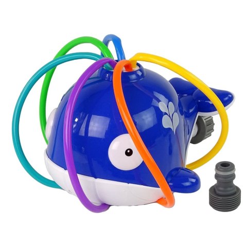 Zabawka do kąpieli Wieloryb Fontanna Wodna Niebieska Ogród Lean (15706) Lean