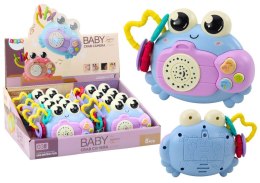 Zabawka dźwiękowa Krab Aparat Grzechotka Projektor Na Baterie Dźwięki Niebieski Lean (19986) Lean