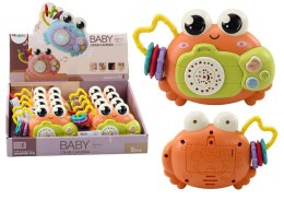 Zabawka dźwiękowa Krab Aparat Grzechotka Projektor Na Baterie Dźwięki Pomarańczowy Rastar (19984) Rastar