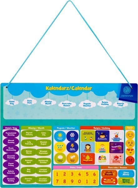 Zabawka edukacyjna do nauki kalendarze Astra Fun (338025903) Astra Fun