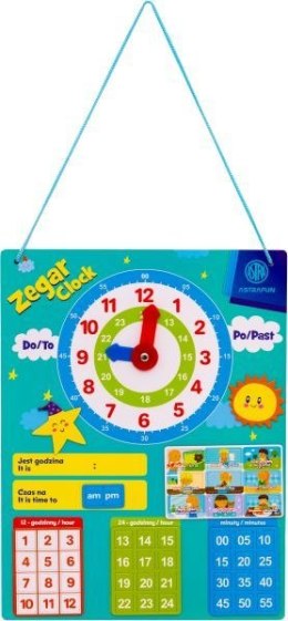 Zabawka edukacyjna do nauki zegara Astra Fun (338025904) Astra Fun