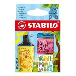 Zakreślacz BOSS MINI ANIMALS VIBES wkład mix 2,0-5,0mm Stabilo (07/03-73) Stabilo