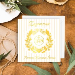 Zaproszenie KW Komunia Paski Henry (5908451982300) Henry